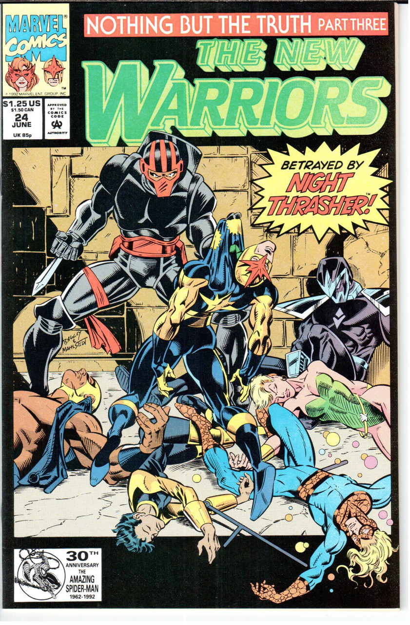 New Warriors (1990 Series) #24 NM- 9.2
