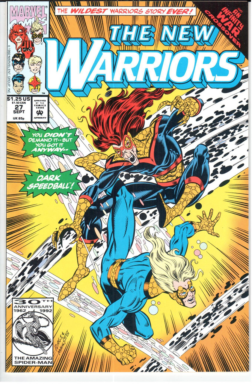 New Warriors (1990 Series) #27 NM- 9.2