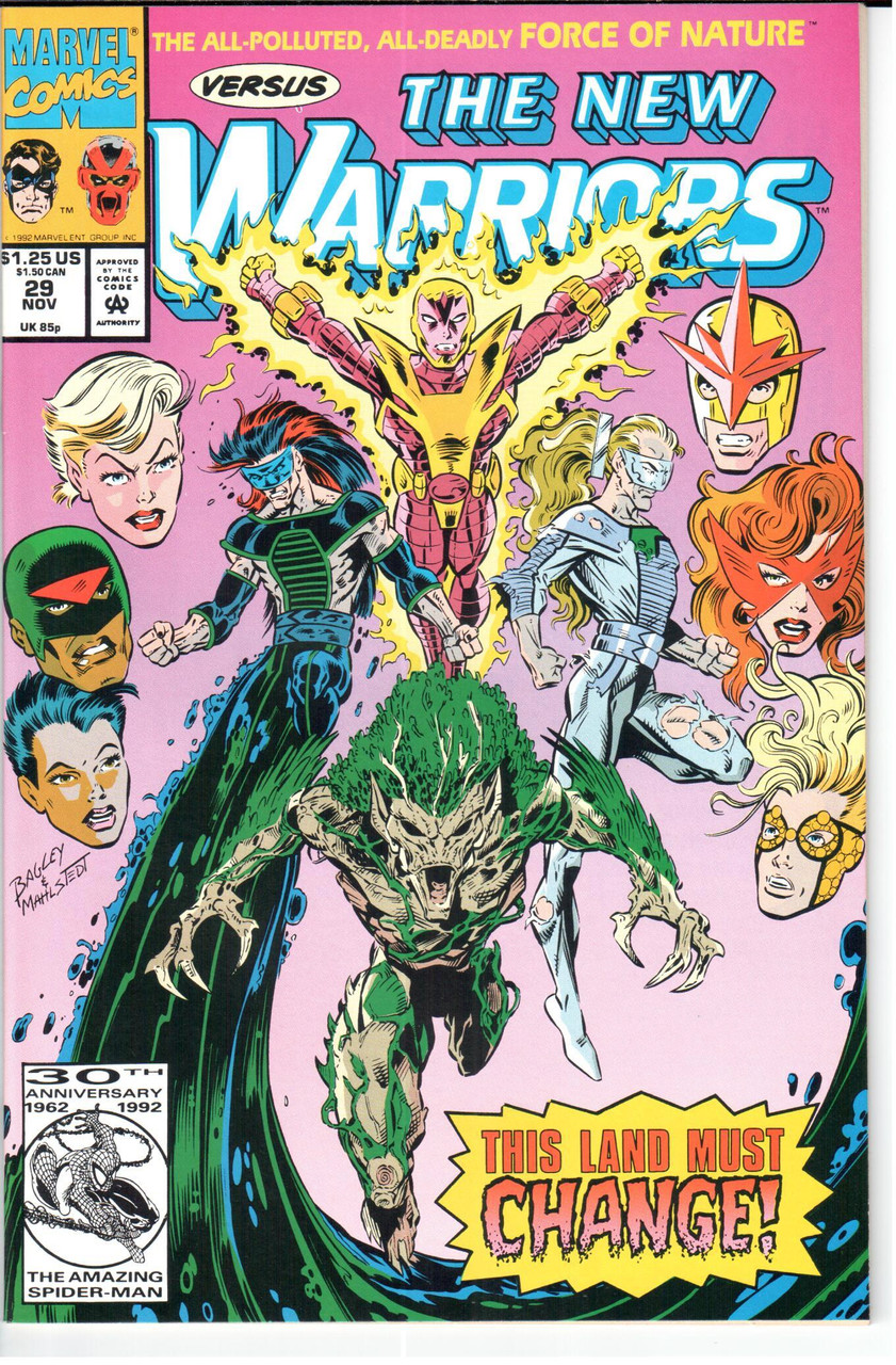 New Warriors (1990 Series) #29 NM- 9.2