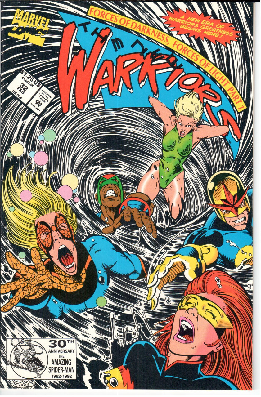 New Warriors (1990 Series) #32 NM- 9.2