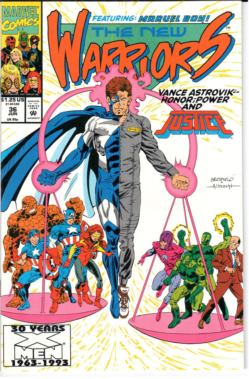 New Warriors (1990 Series) #36 NM- 9.2