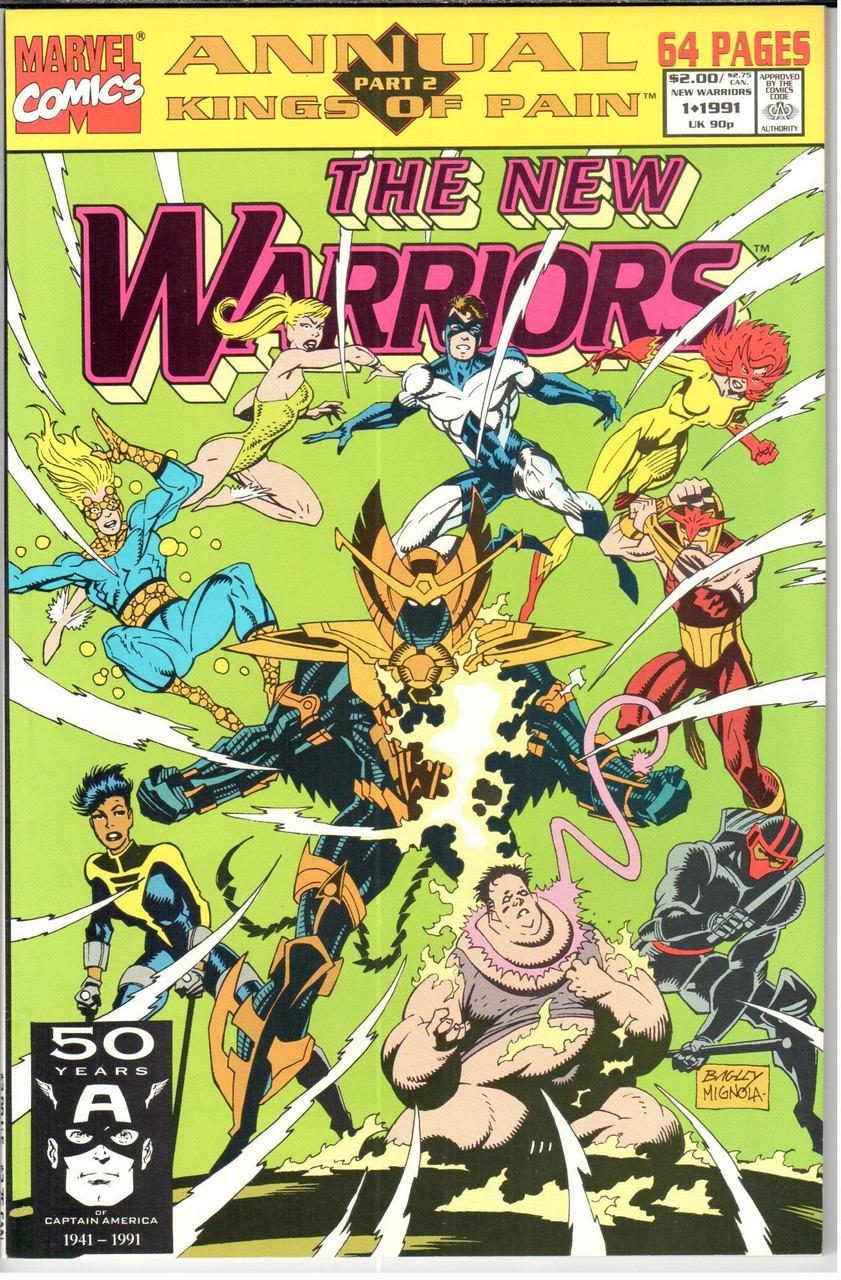 New Warriors (1990 Series) #1 Annual NM- 9.2