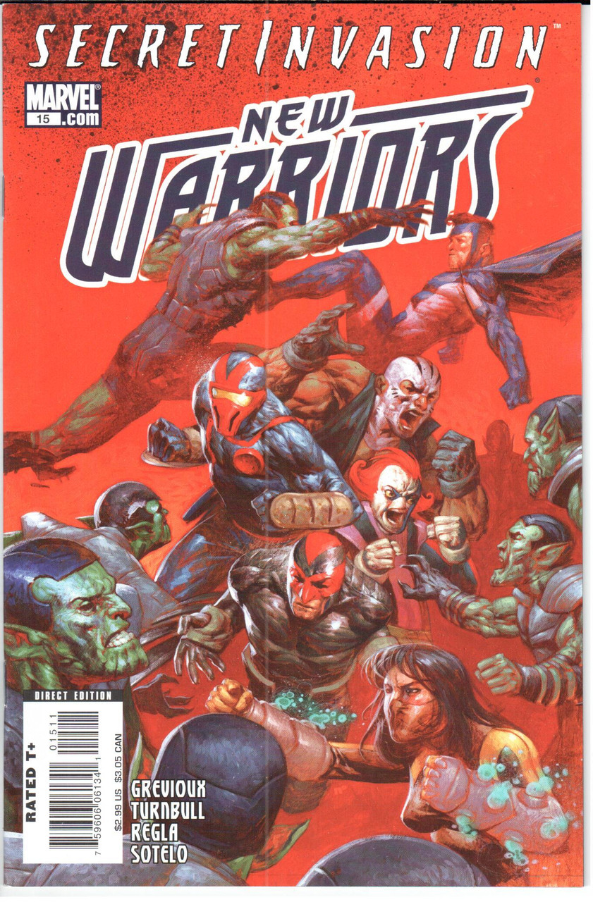 New Warriors (2007 Series) #15 NM- 9.2