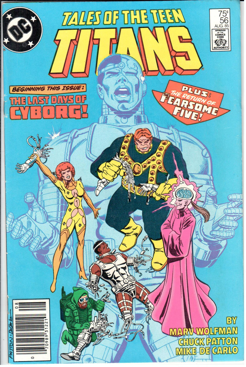 Tales of the Teen Titans (1980 Series) #56 Newsstand VF 8.0