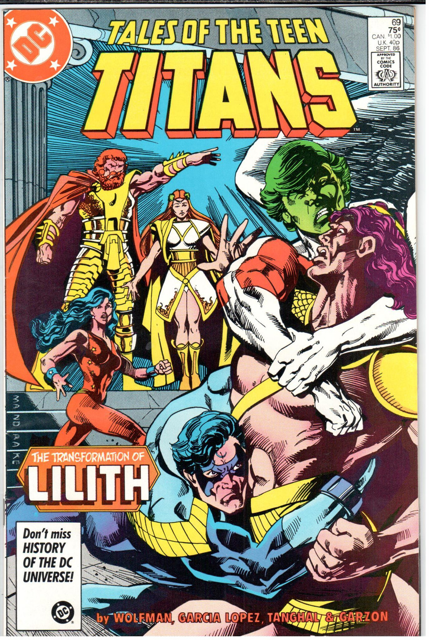 Tales of the Teen Titans (1980 Series) #69 NM- 9.2