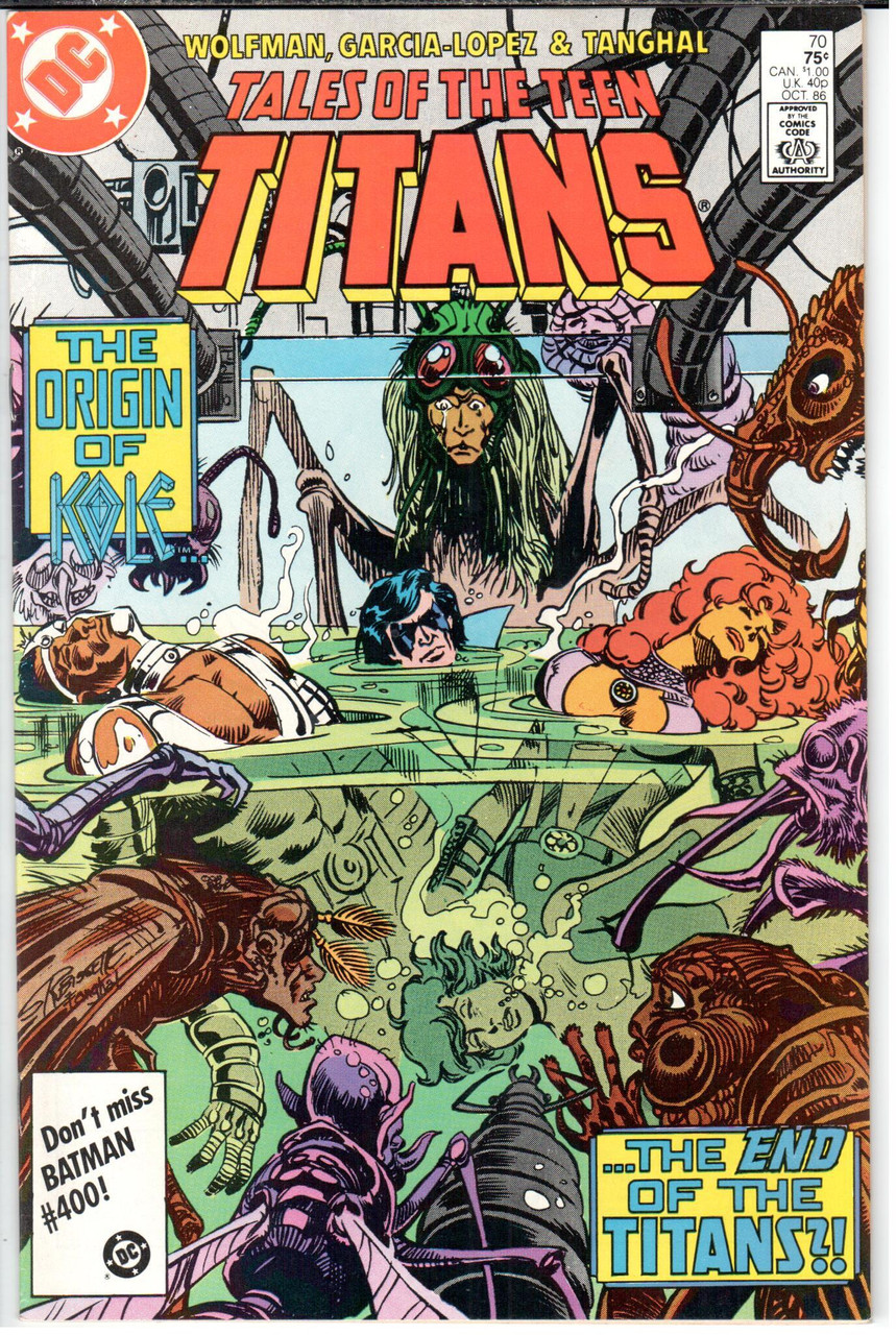 Tales of the Teen Titans (1980 Series) #70 NM- 9.2
