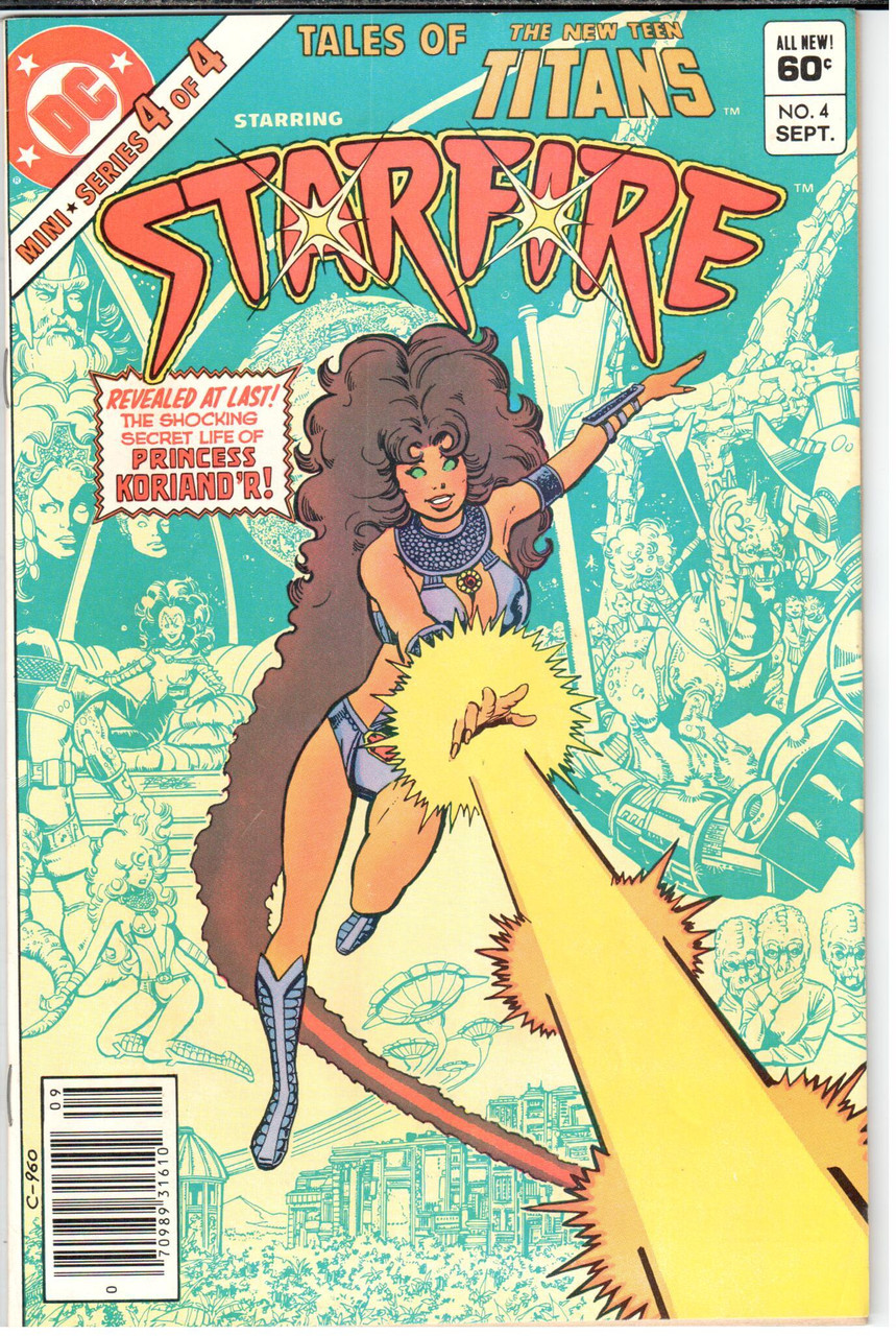 Tales of the Teen Titans (1982 Mini Series) #4 Newsstand NM- 9.2