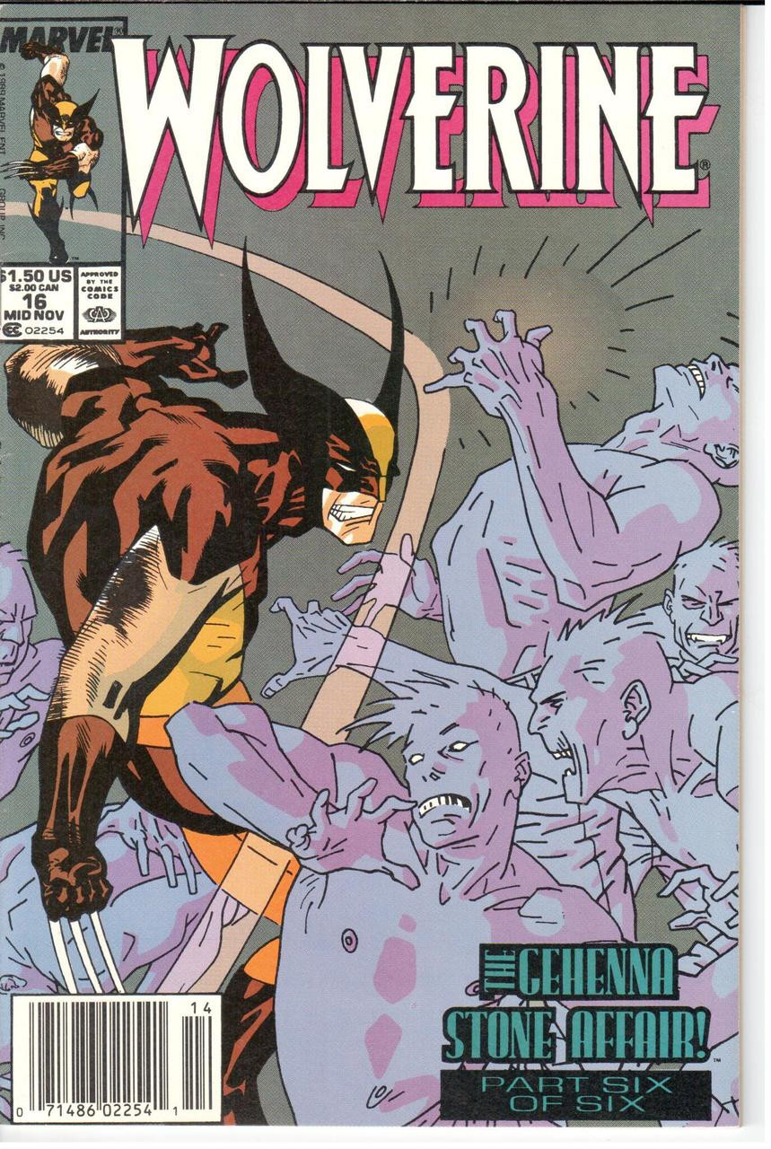 Wolverine (1988 Series) #016 Newsstand