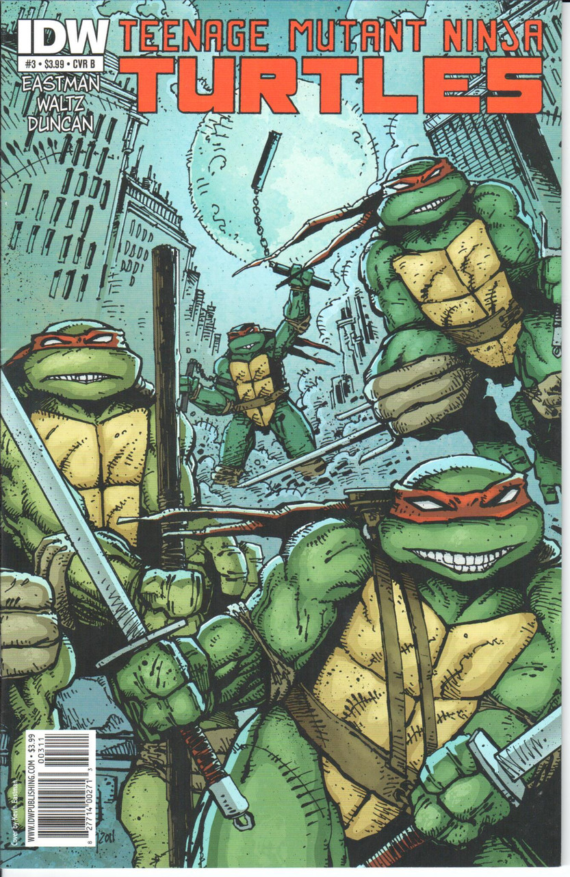 Teenage Mutant Ninja Turtles TMNT (2011 Series) #3B NM- 9.2