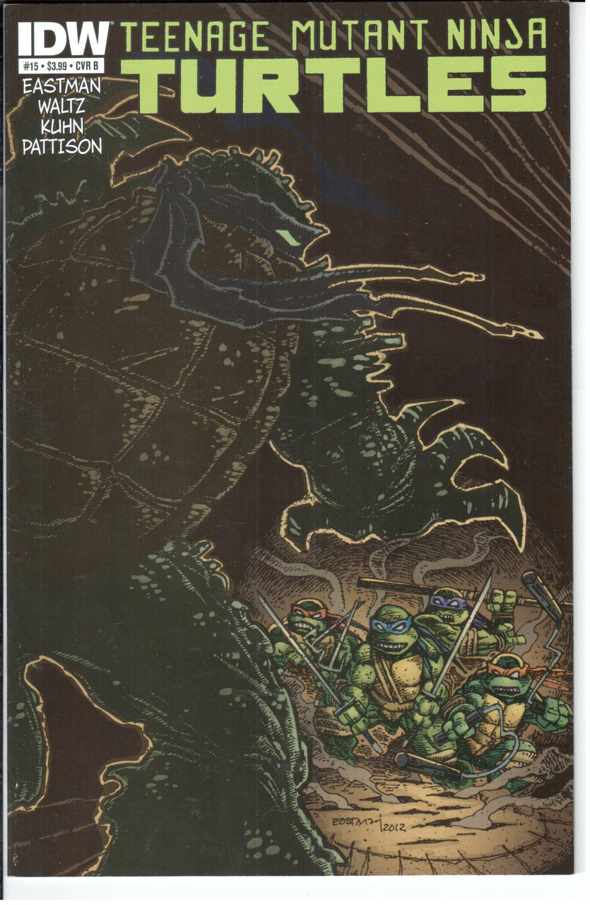 Teenage Mutant Ninja Turtles TMNT (2011 Series) #15B NM- 9.2