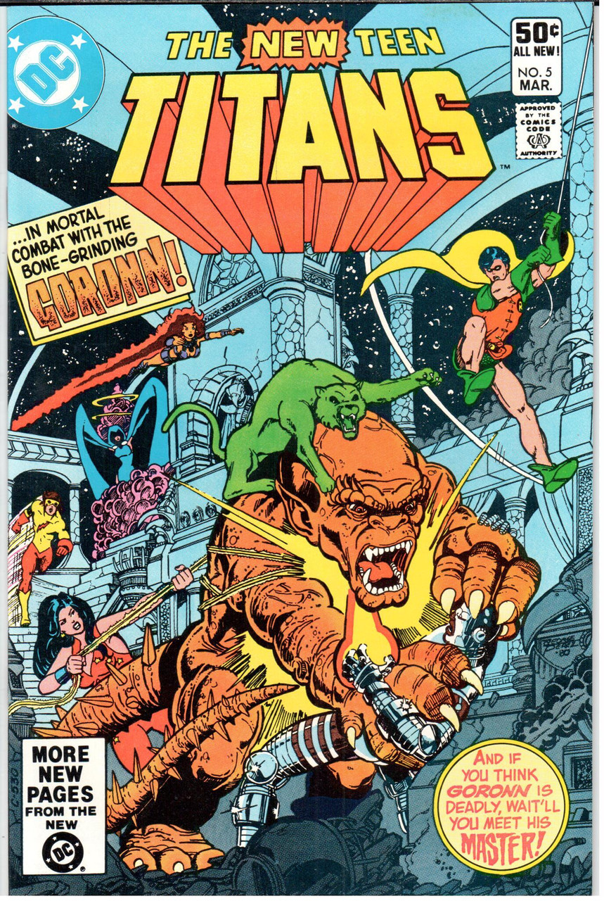 The New Teen Titans (1980 Series) #5 NM- 9.2