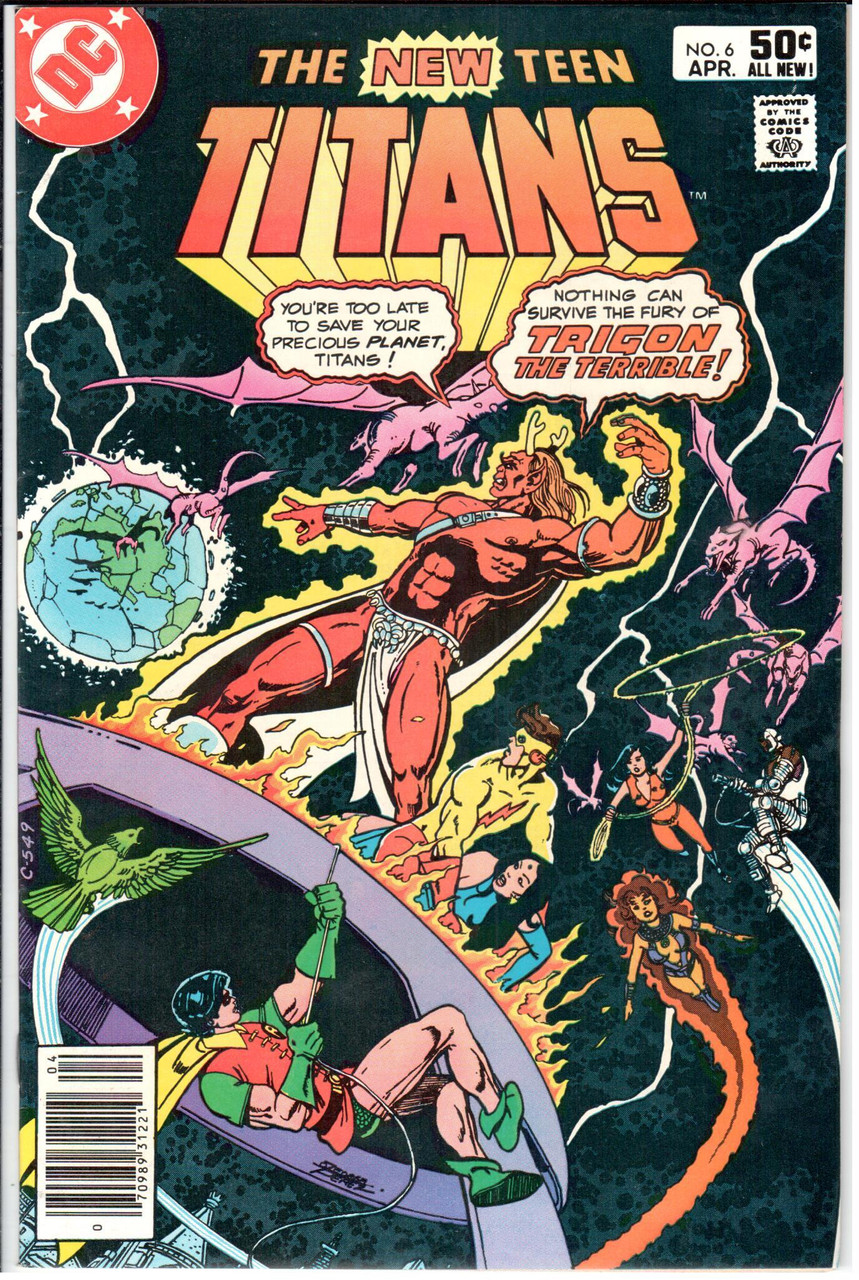The New Teen Titans (1980 Series) #6 NM- 9.2
