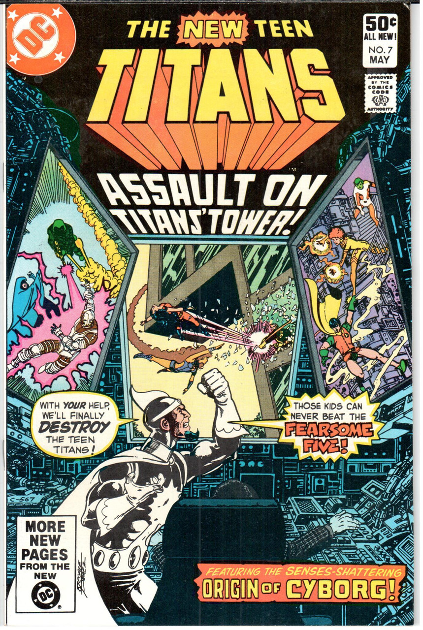 The New Teen Titans (1980 Series) #7 NM- 9.2