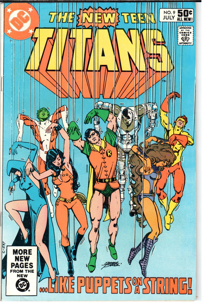 The New Teen Titans (1980 Series) #9 NM- 9.2