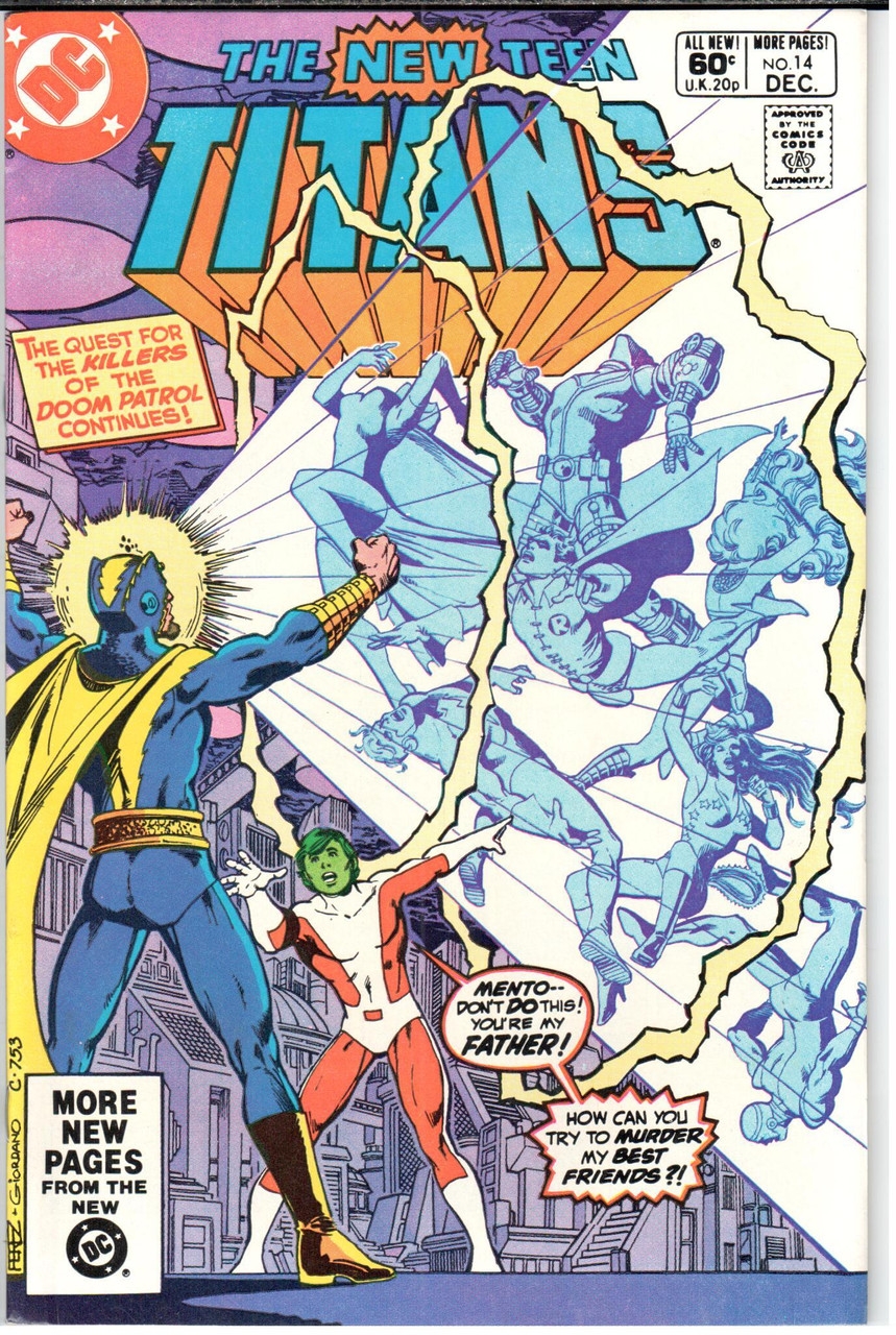 The New Teen Titans (1980 Series) #14 NM- 9.2