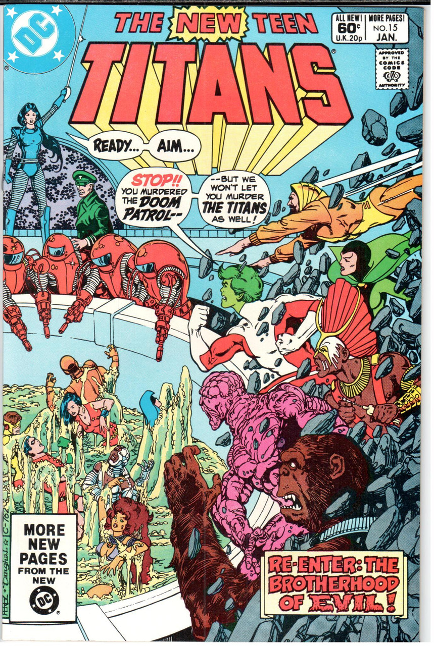 The New Teen Titans (1980 Series) #15 NM- 9.2