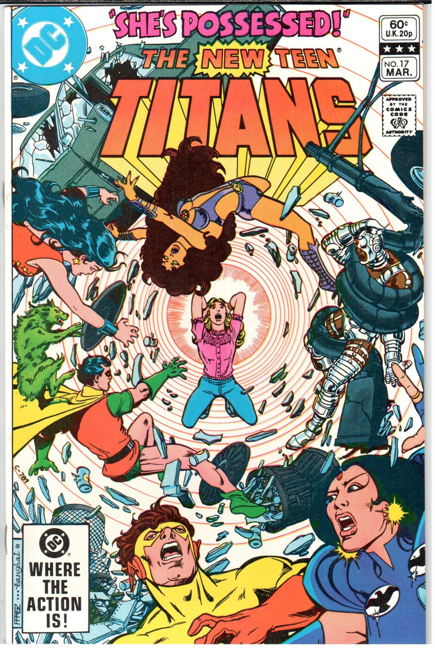 The New Teen Titans (1980 Series) #17 NM- 9.2