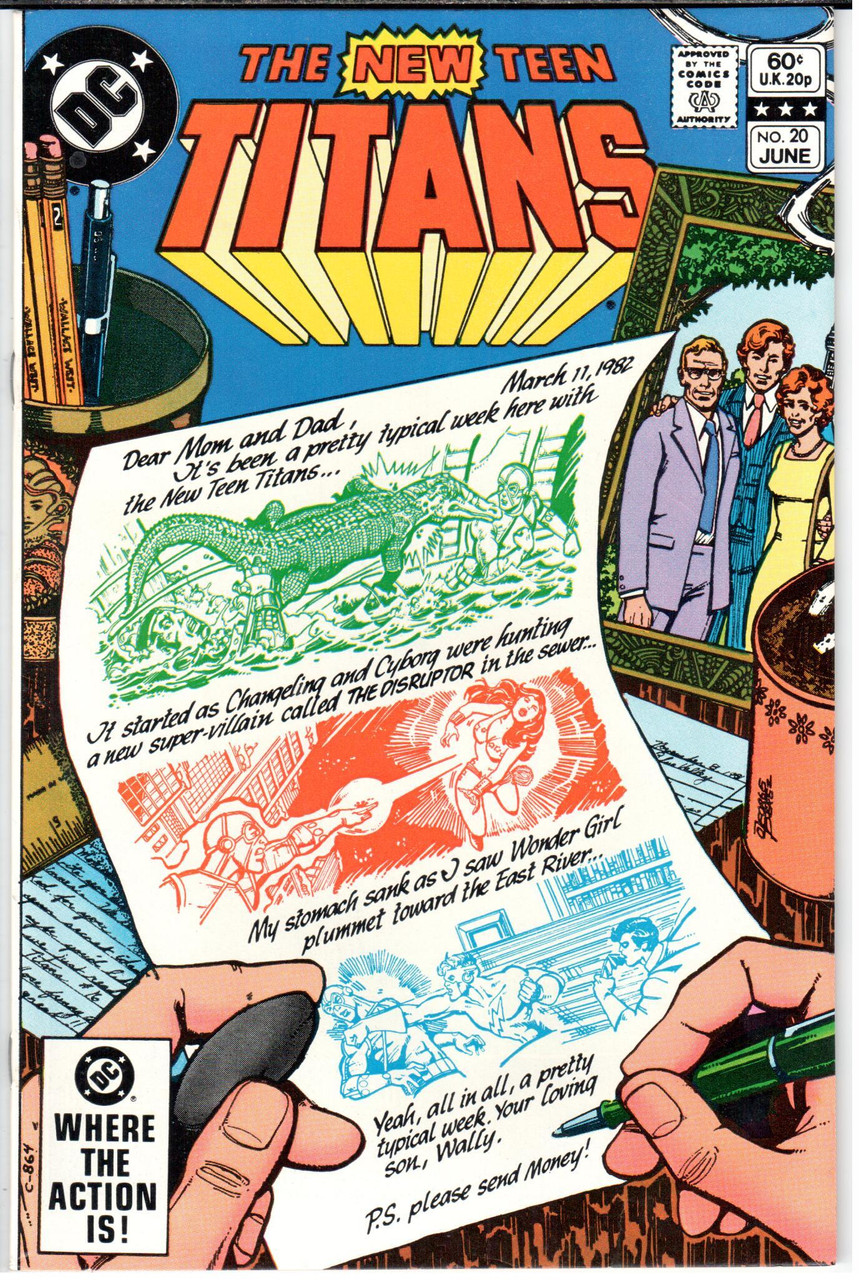 The New Teen Titans (1980 Series) #20 NM- 9.2
