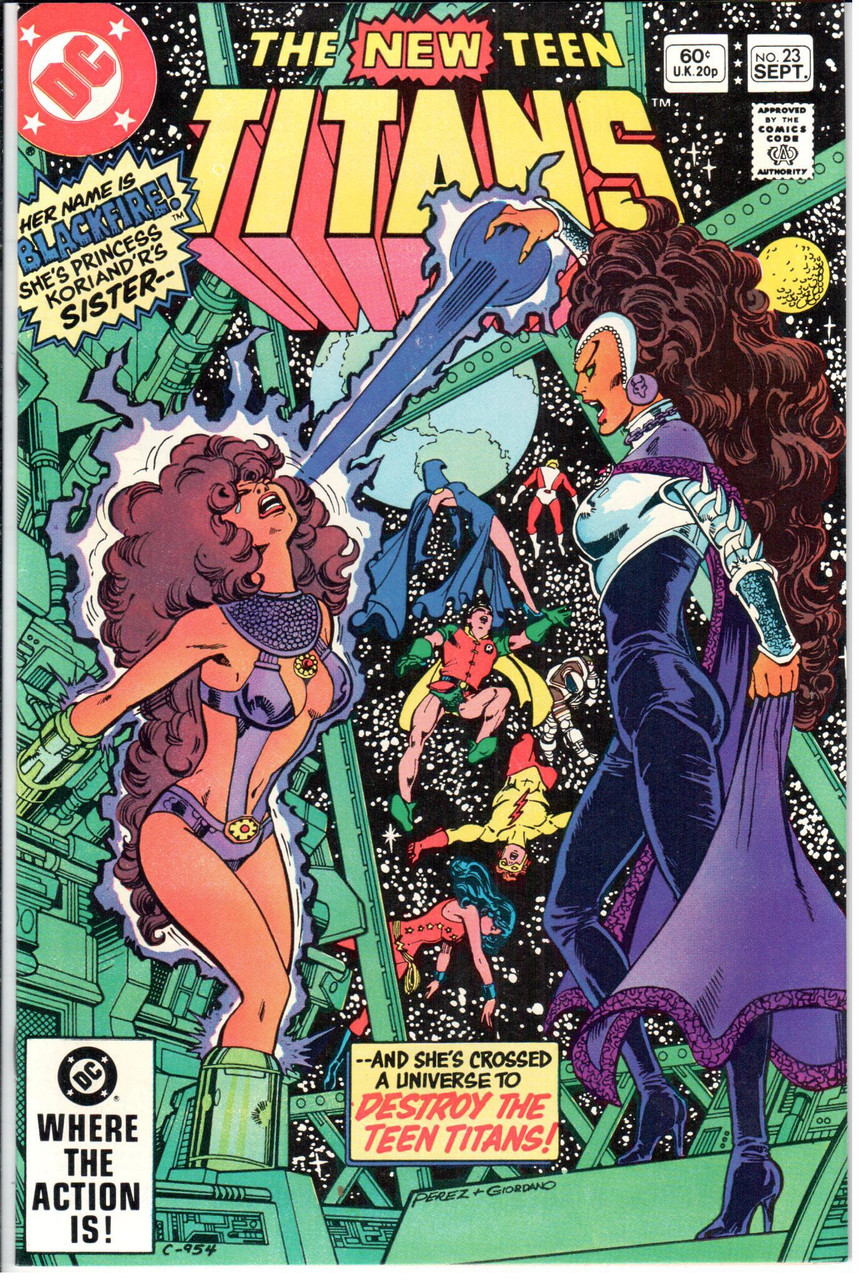 The New Teen Titans (1980 Series) #23 NM- 9.2