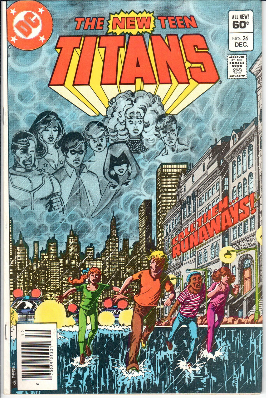 The New Teen Titans (1980 Series) #26 Newsstand VF+ 8.5