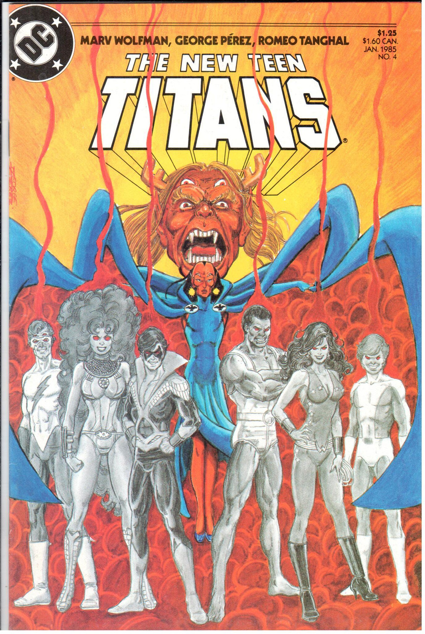 The New Teen Titans (1984 Series) #4 NM- 9.2