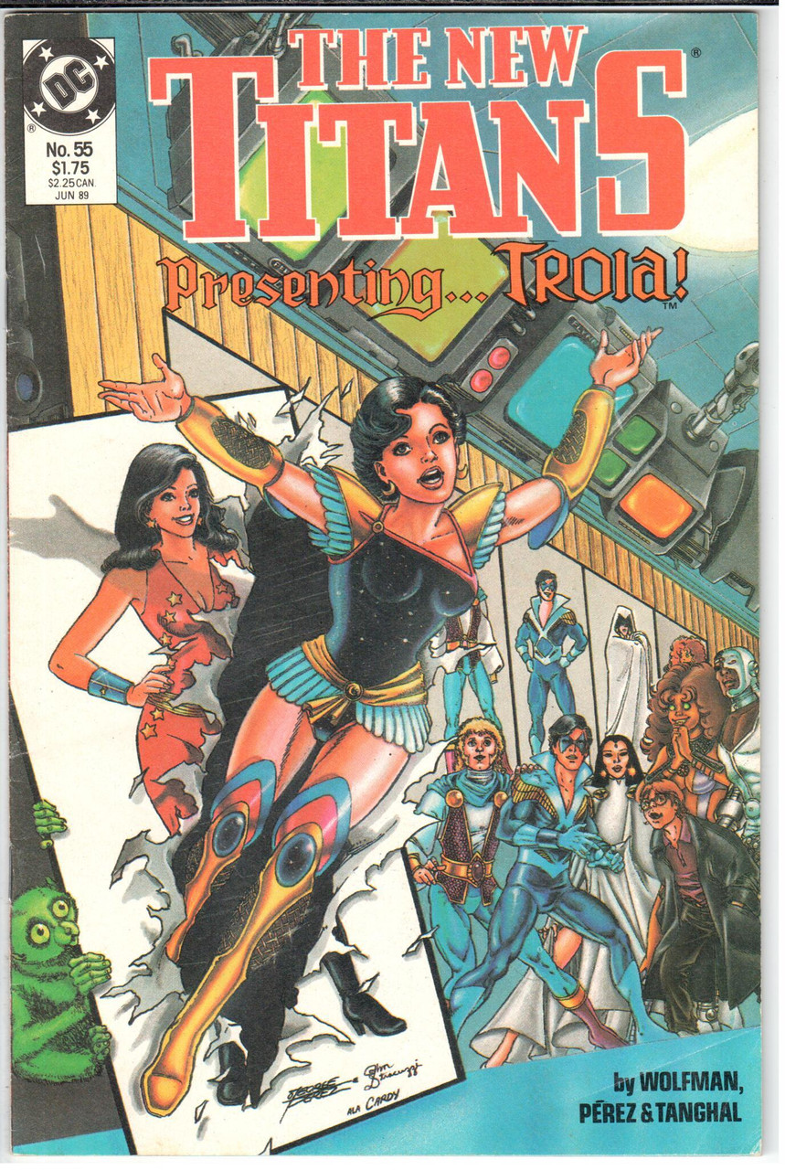 The New Teen Titans (1984 Series) #55 VF+ 8.5