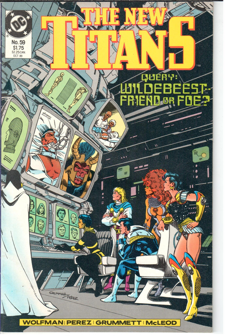 The New Teen Titans (1984 Series) #59 NM- 9.2