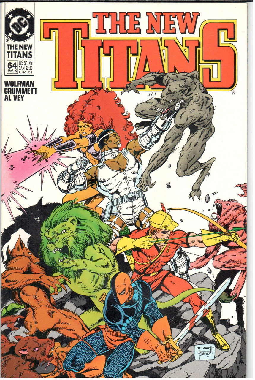 The New Teen Titans (1984 Series) #64 NM- 9.2