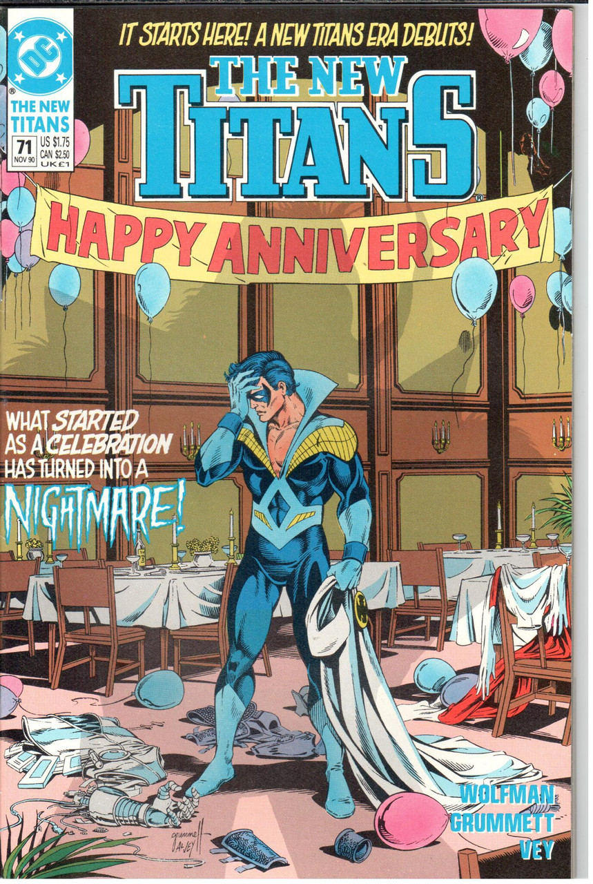 The New Teen Titans (1984 Series) #71 NM- 9.2