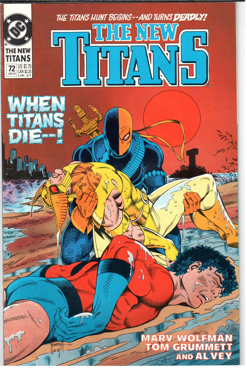 The New Teen Titans (1984 Series) #72 NM- 9.2