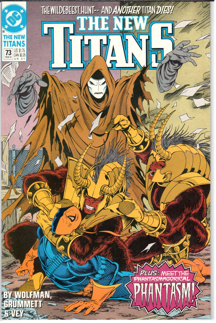 The New Teen Titans (1984 Series) #73 NM- 9.2