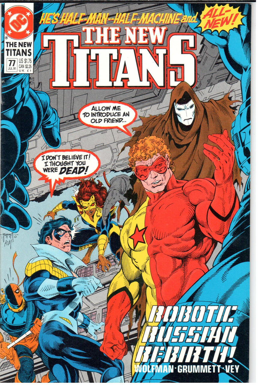 The New Teen Titans (1984 Series) #77 NM- 9.2