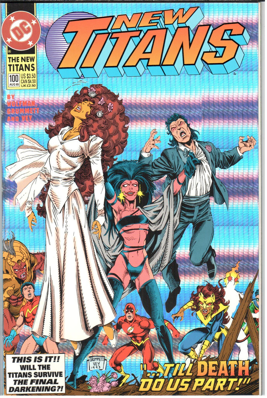The New Teen Titans (1984 Series) #100 NM- 9.2