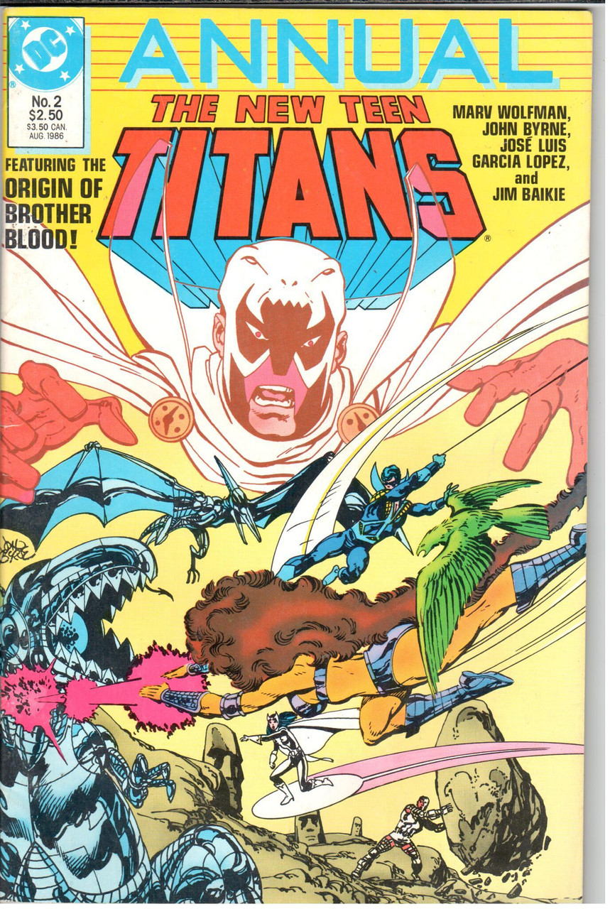 The New Teen Titans (1984 Series) #2 Annual NM- 9.2