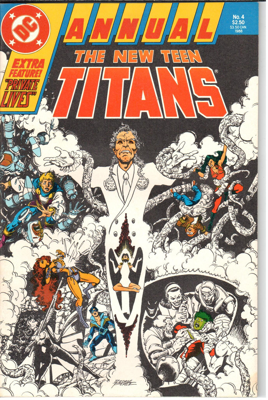 The New Teen Titans (1984 Series) #4 Annual VF/NM 9.0