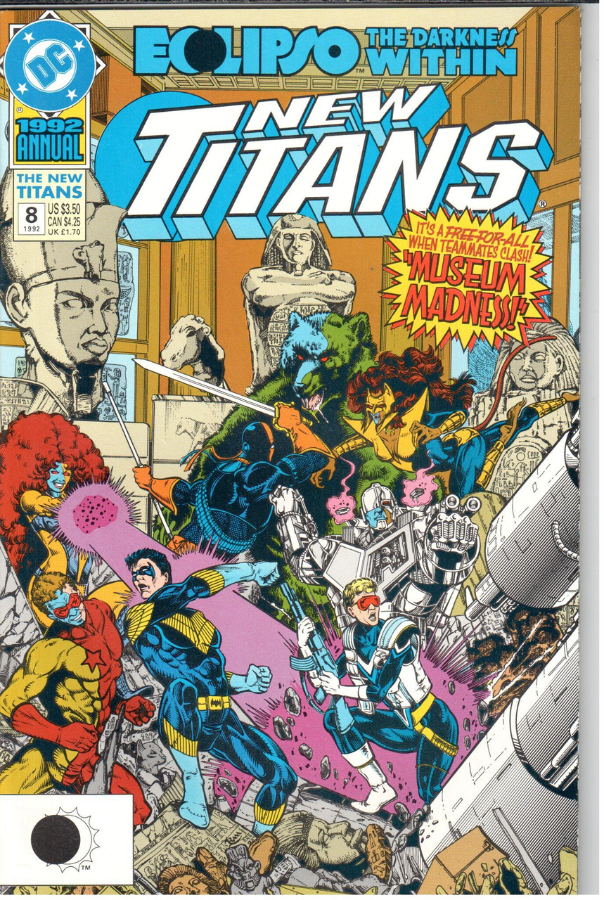 The New Teen Titans (1984 Series) #8 Annual NM- 9.2