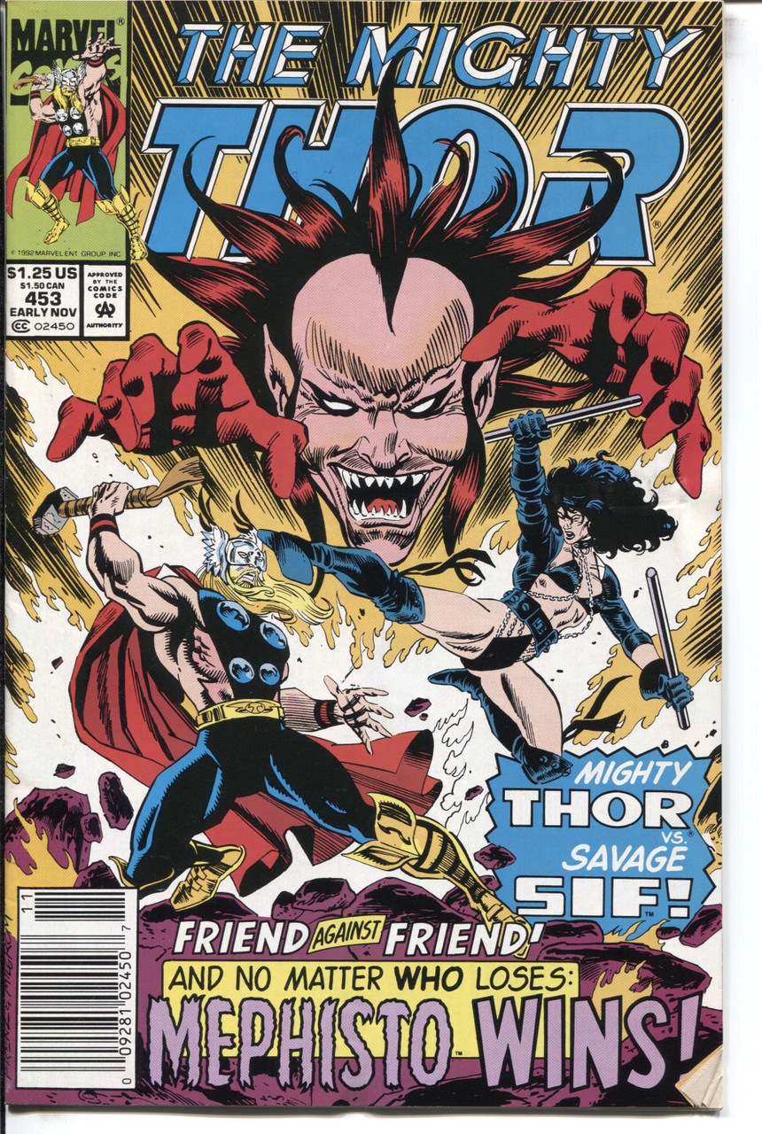 Thor (1962 Series) #453 Newsstand NM- 9.2