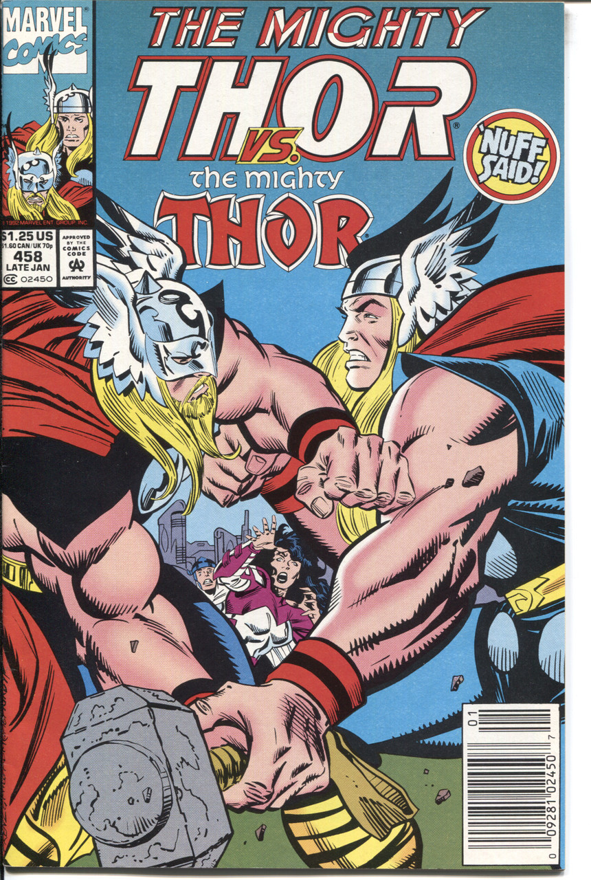 Thor (1962 Series) #458 Newsstand NM- 9.2