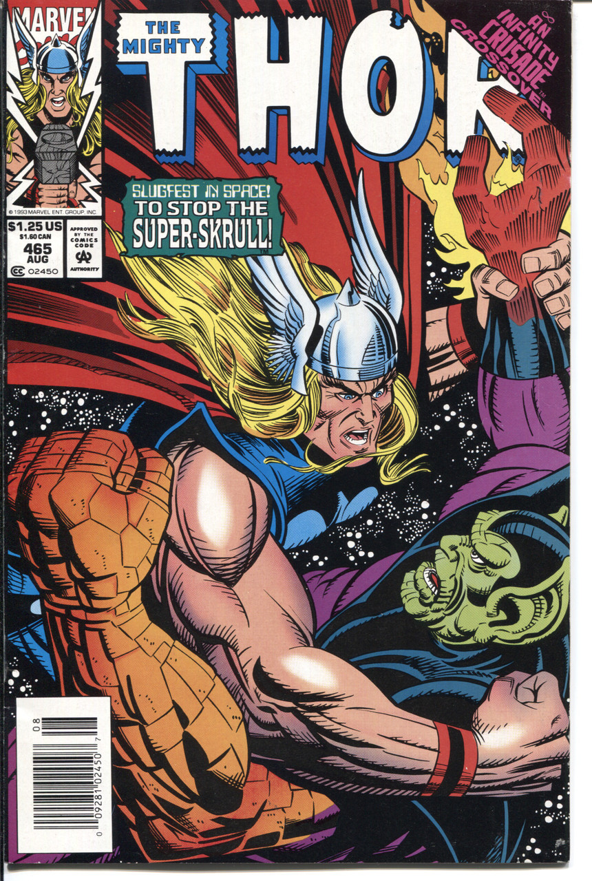Thor (1962 Series) #465 Newsstand NM- 9.2