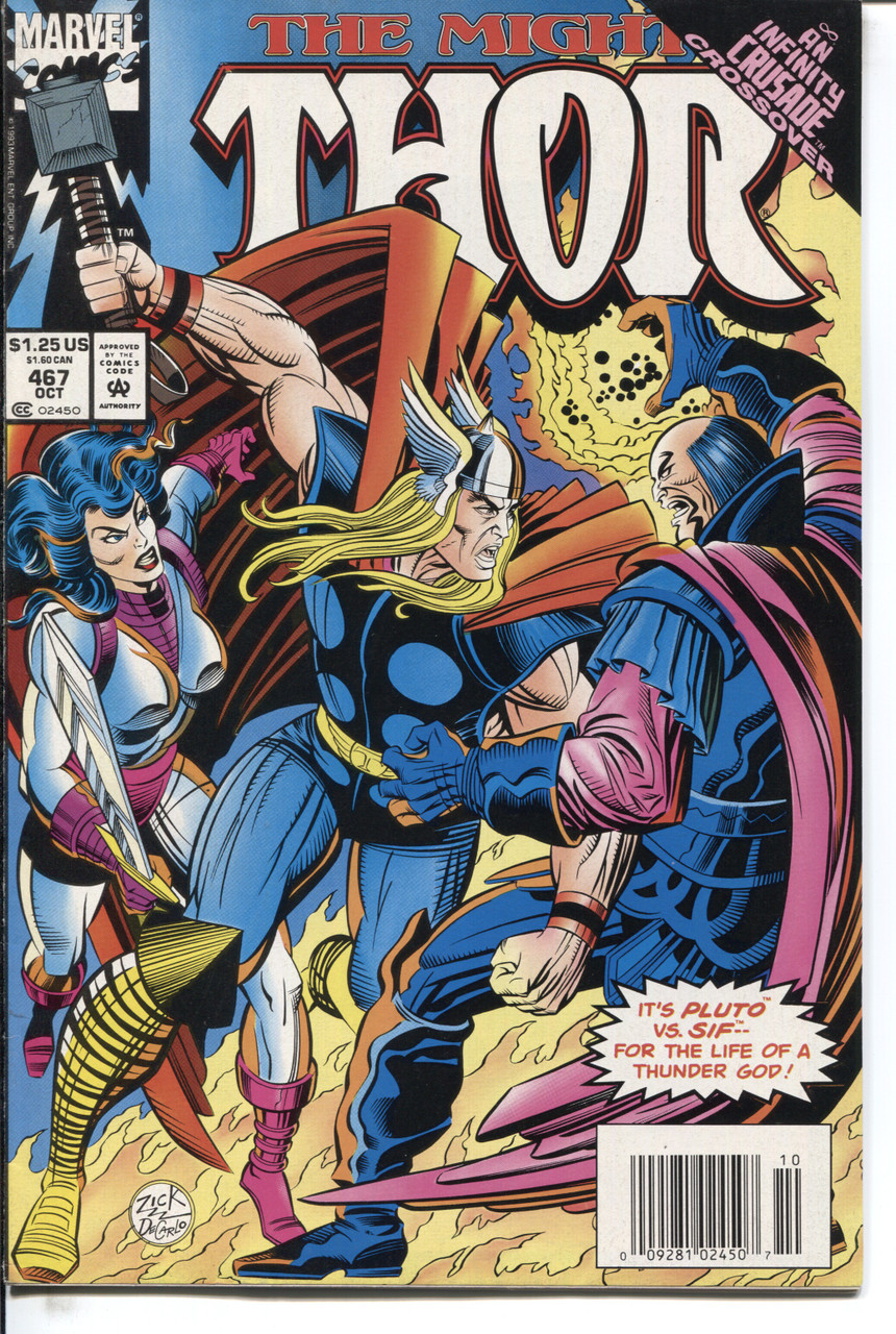 Thor (1962 Series) #467 Newsstand NM- 9.2