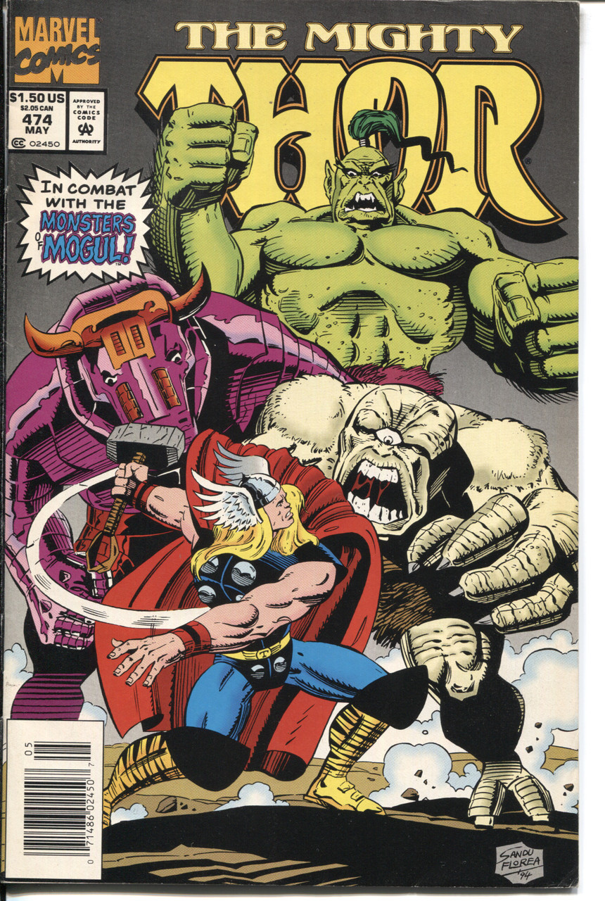 Thor (1962 Series) #474 Newsstand VF 8.0