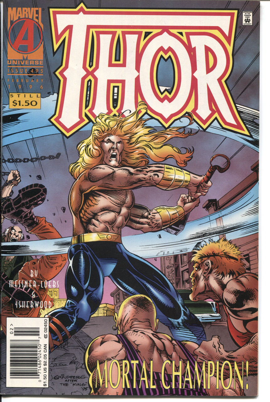 Thor (1962 Series) #495 Newsstand NM- 9.2