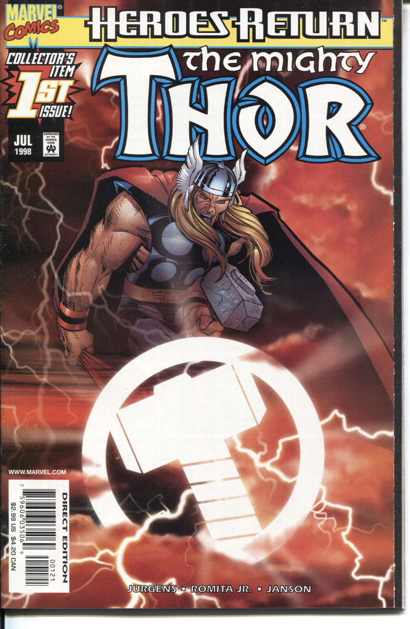 Thor (1998 Series) #1B #503 NM- 9.2