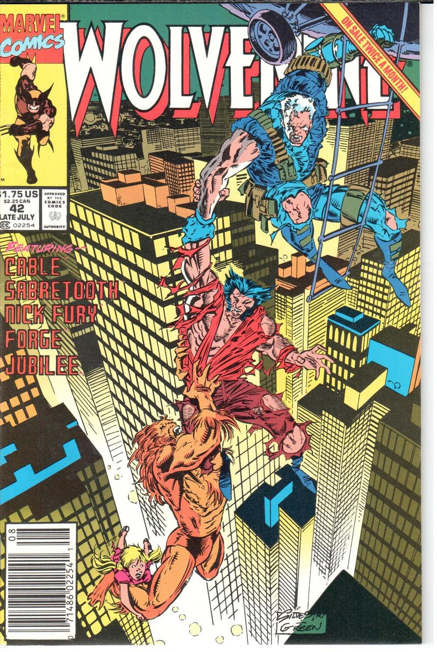 Wolverine (1988 Series) #042 Newsstand