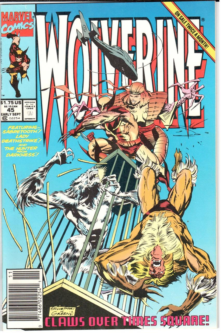 Wolverine (1988 Series) #045 Newsstand