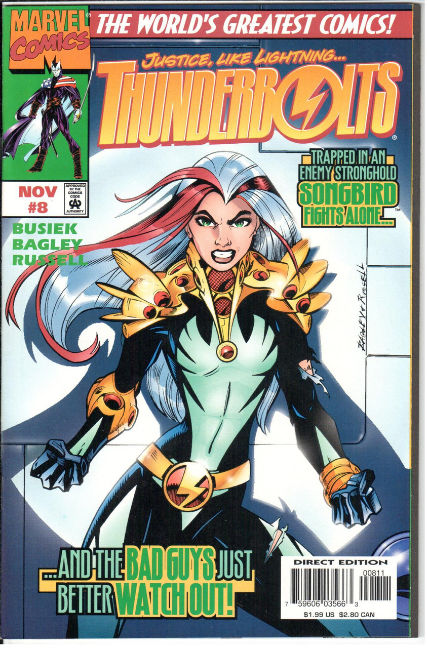 Thunderbolts (1997 Series) #8 NM- 9.2