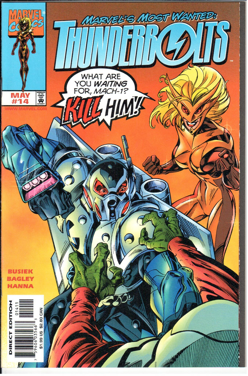 Thunderbolts (1997 Series) #14 NM- 9.2