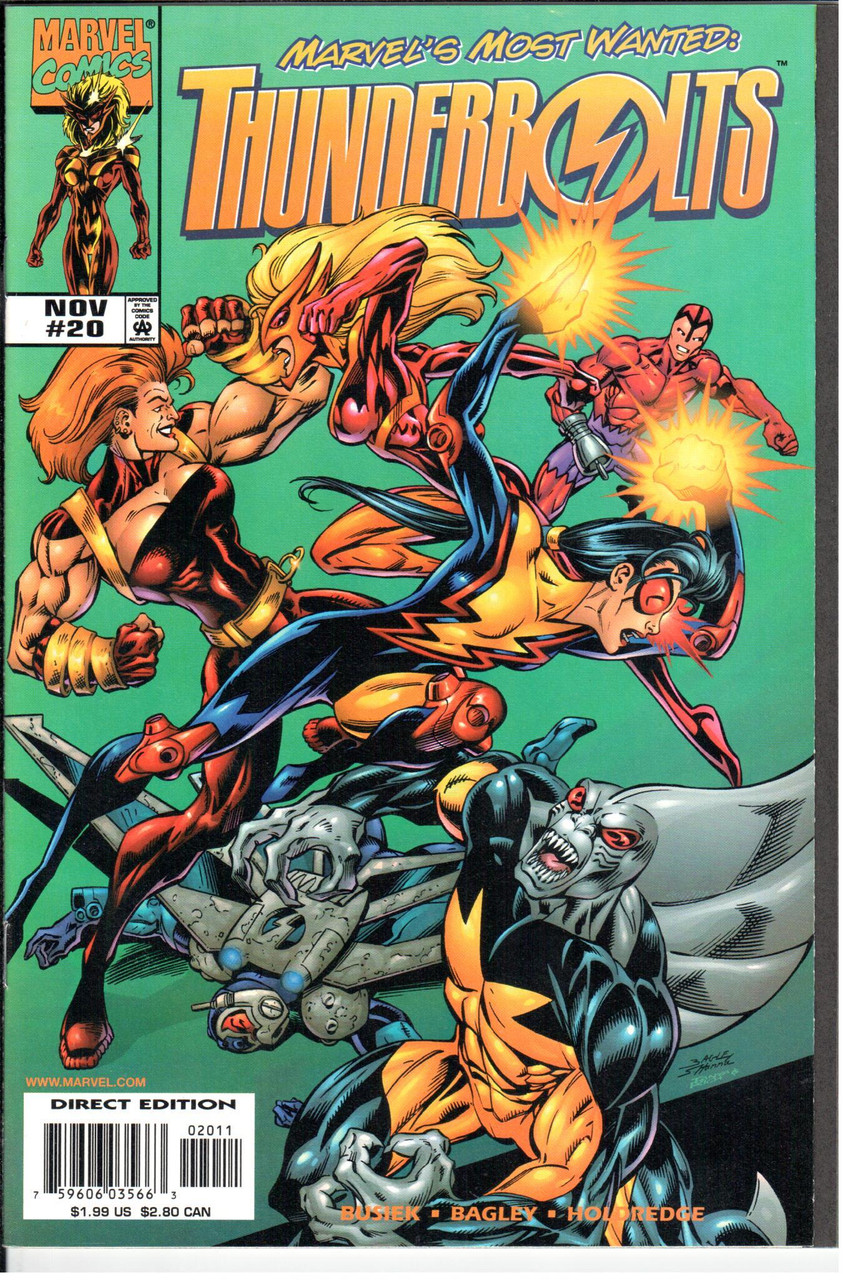 Thunderbolts (1997 Series) #20 NM- 9.2