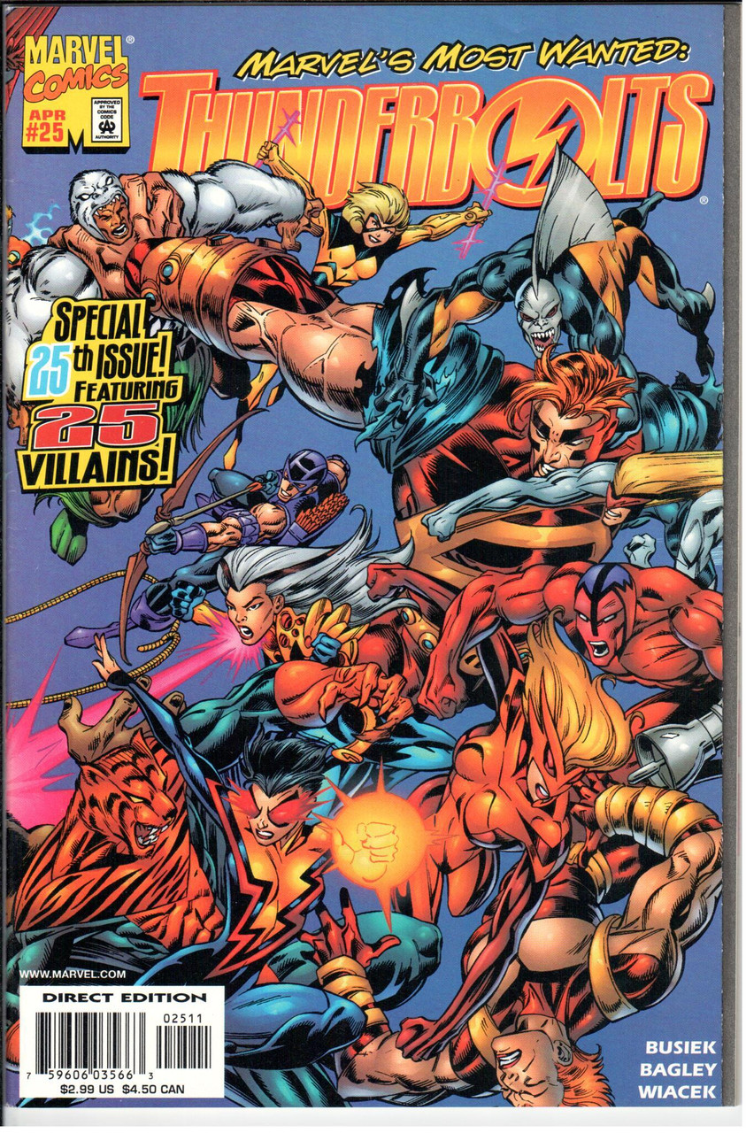 Thunderbolts (1997 Series) #25 NM- 9.2