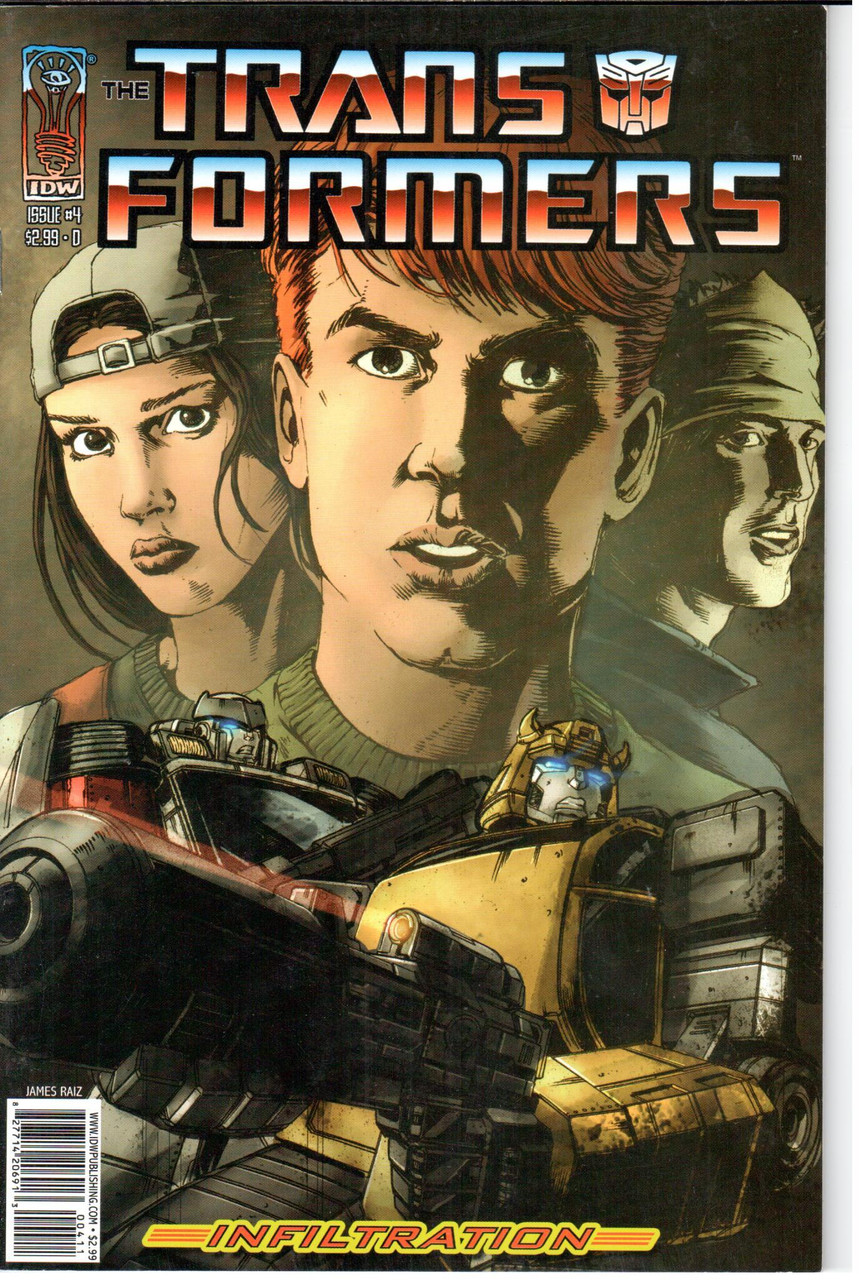 Transformers Infiltration #4D NM- 9.2